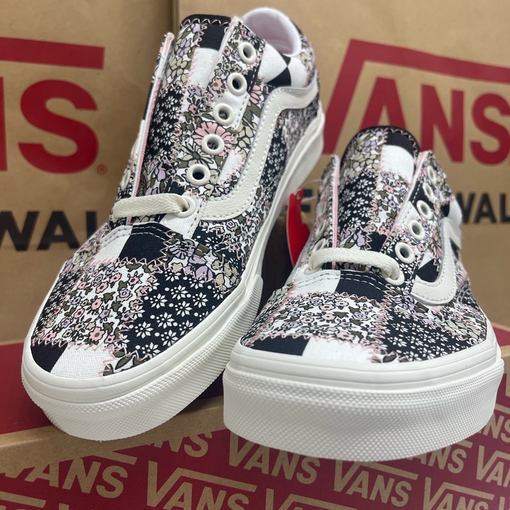 Vans Men’s Old Skool (Patchwork Firl) Marshmallow Sneakers
VN0A38G19FY - Picture 11 of 16